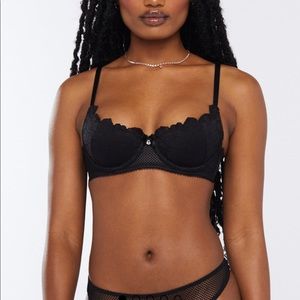 Savage Fenty Floral Glow Lace Balconette Bra